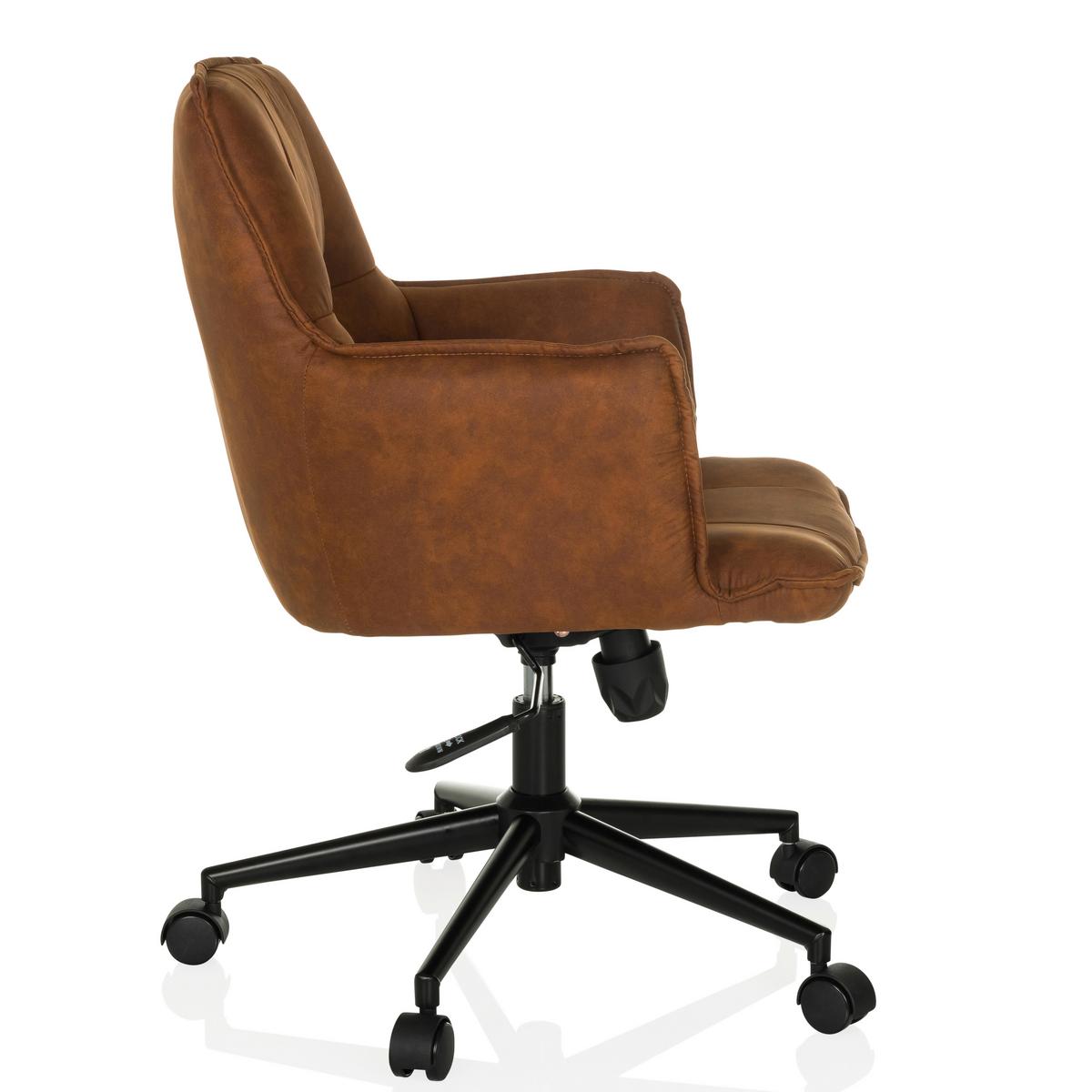 Drehstuhl Solao Life Braun - Schwarz/Braun, MODERN, Kunststoff/Textil (54/85/70cm) - MID.YOU