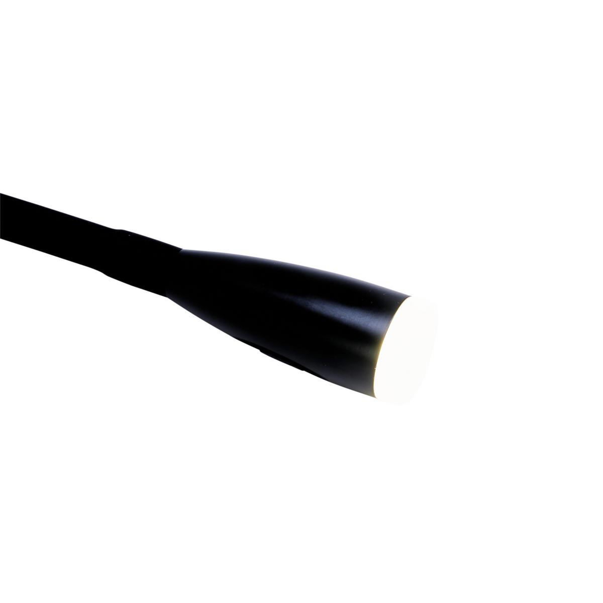 Leseleuchte Camilla in Schwarz max. 1,5 Watt - Schwarz, Kunststoff (45cm)