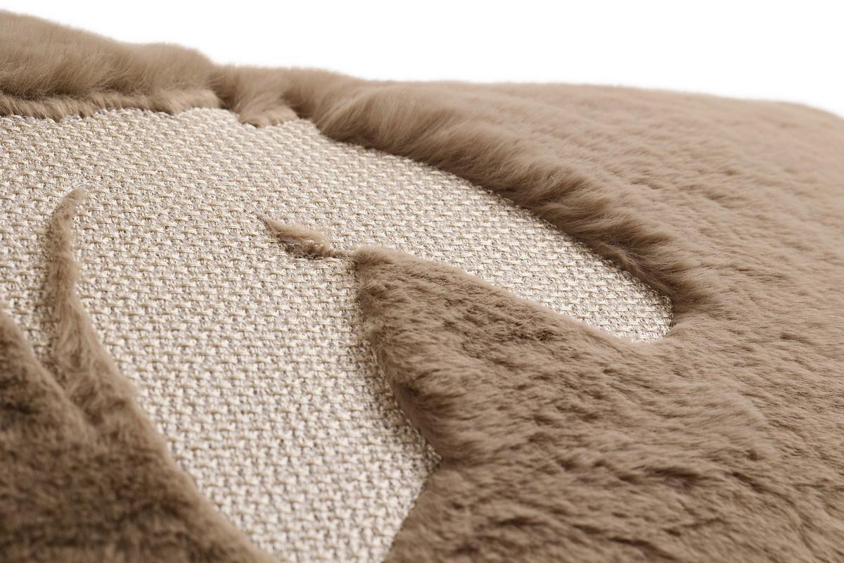 FUTRZANA POSZEWKA NA PODUSZKĘ MRE-FELANTIX - beżowy, Design, tkanina (45/45cm) - Marcel Remus