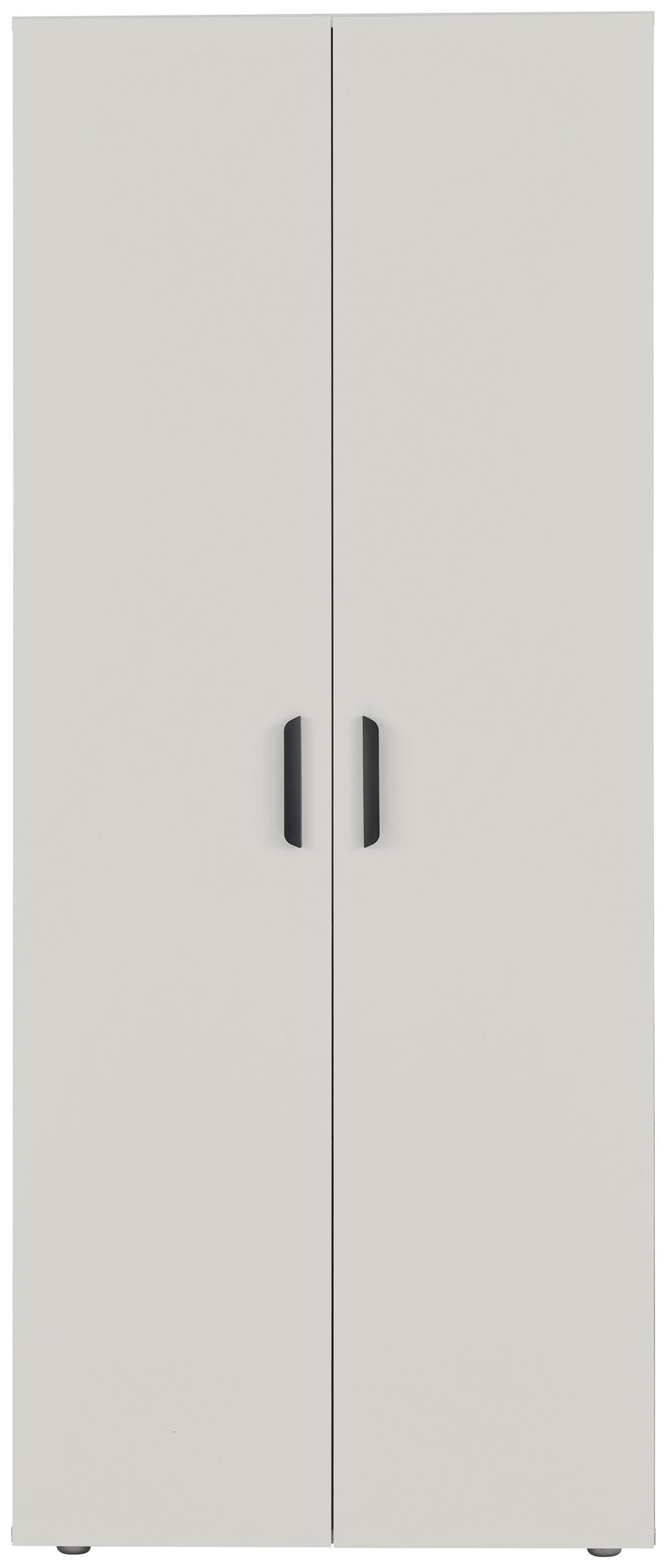 Ormar S Klasičnim Vratima Basic - kašmir/crna, Konvencionalno, drvni materijal/plastika (74/179/51,9cm)