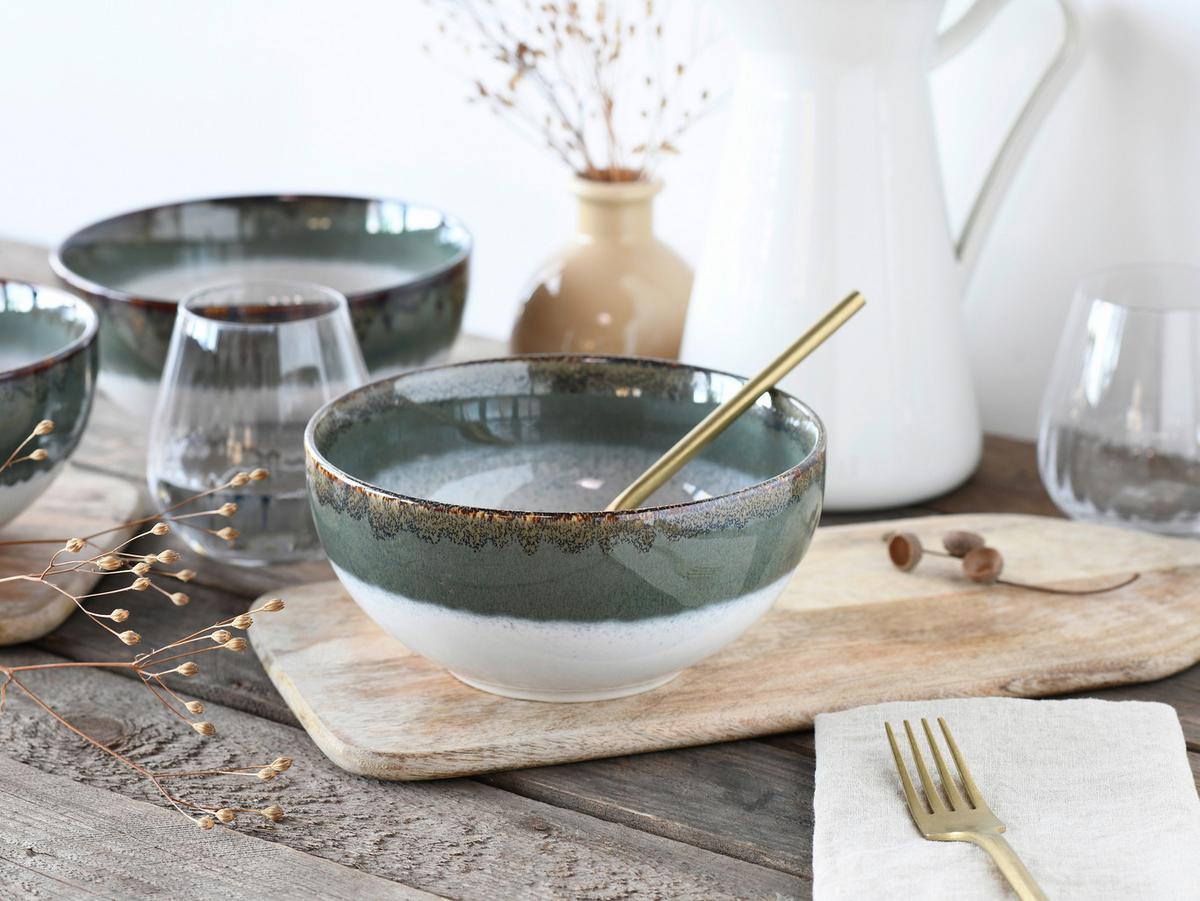 Set Posod Cascade Stein, 4-Delni - bela/modrosiva, Design (17,5cm) - Creatable