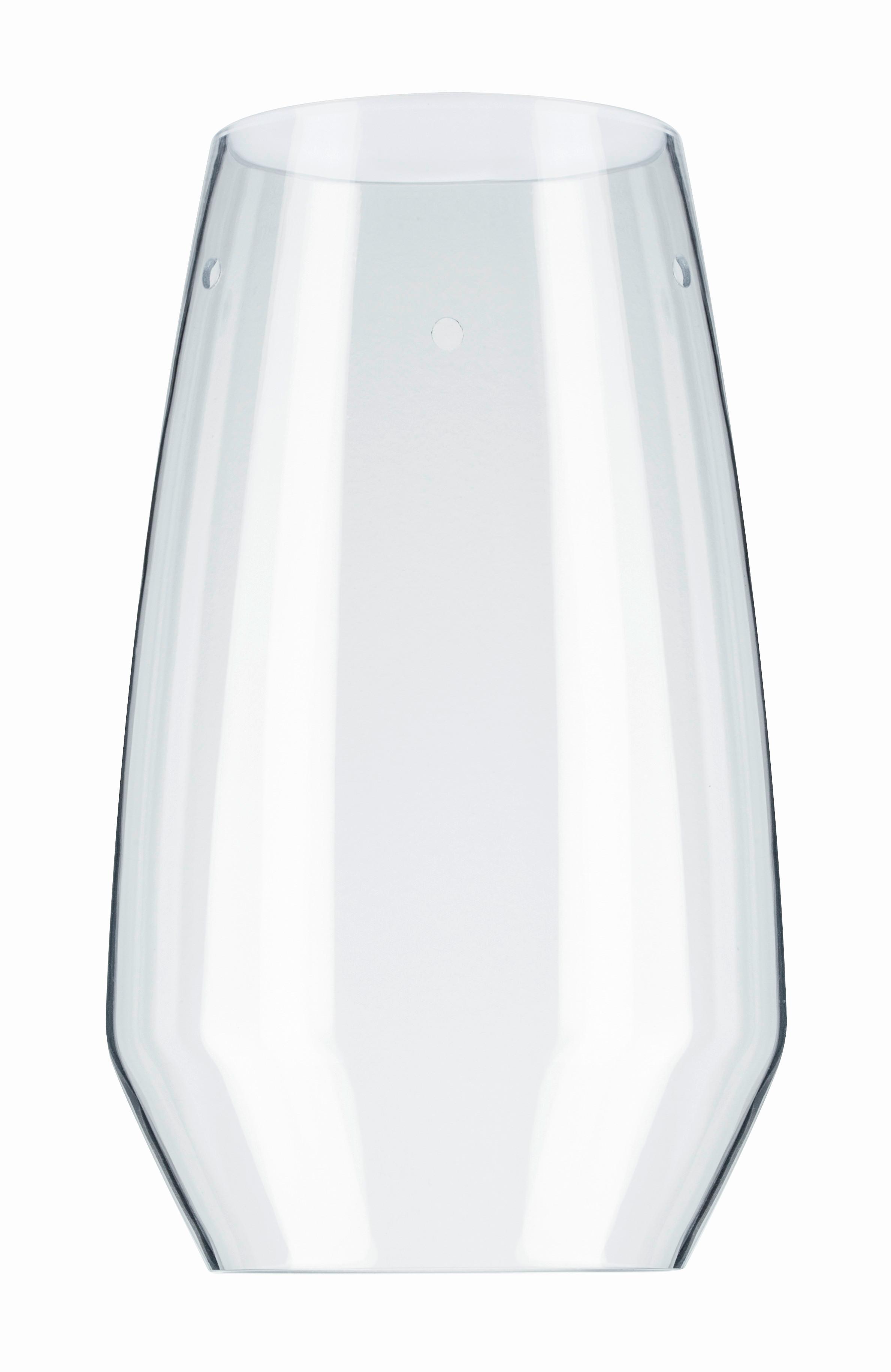 Schienensystem-Leuchtenschirm Vento aus Glas - Klar, Design, Glas (28cm) - Paulmann