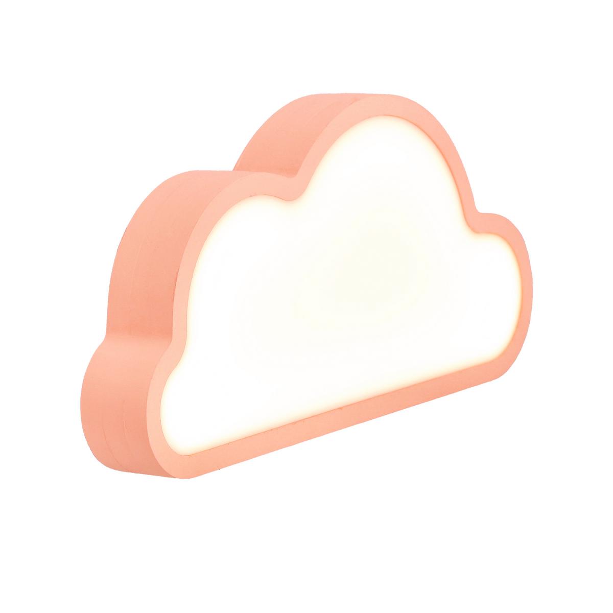 Dječja Stolna Svjetiljka Cloud - pink, Basics, drvni materijal/plastika (31/3.5/15cm)