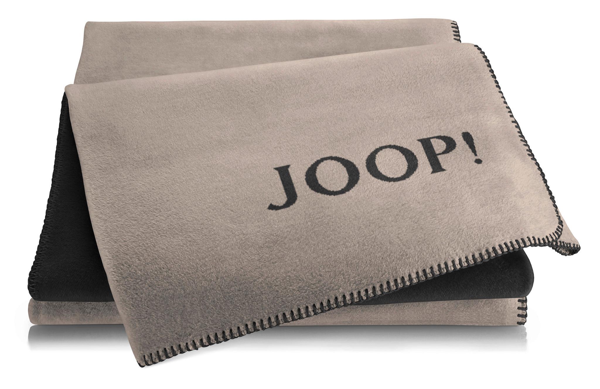 KOC DOMOWY JOOP! UNI DOUBLEFACE - antracytowy/jasnoszary, Design, tkanina (150/200cm) - Joop!