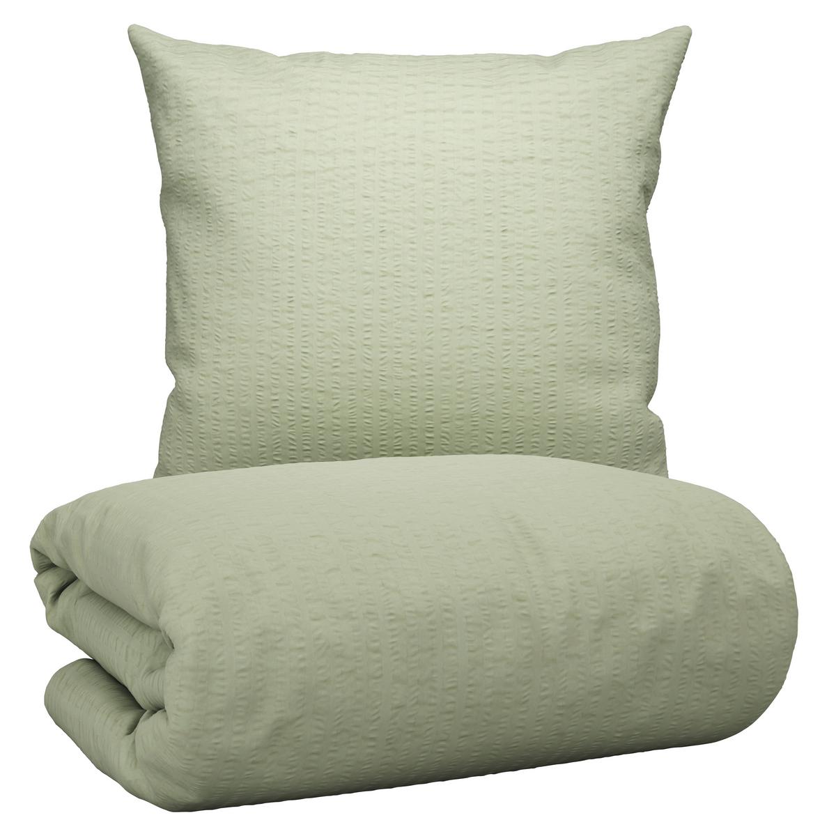 Bettwäsche Gisela Hellgrün ca. 135x200cm - Hellgrün, Textil (135/200cm) - Modern Living