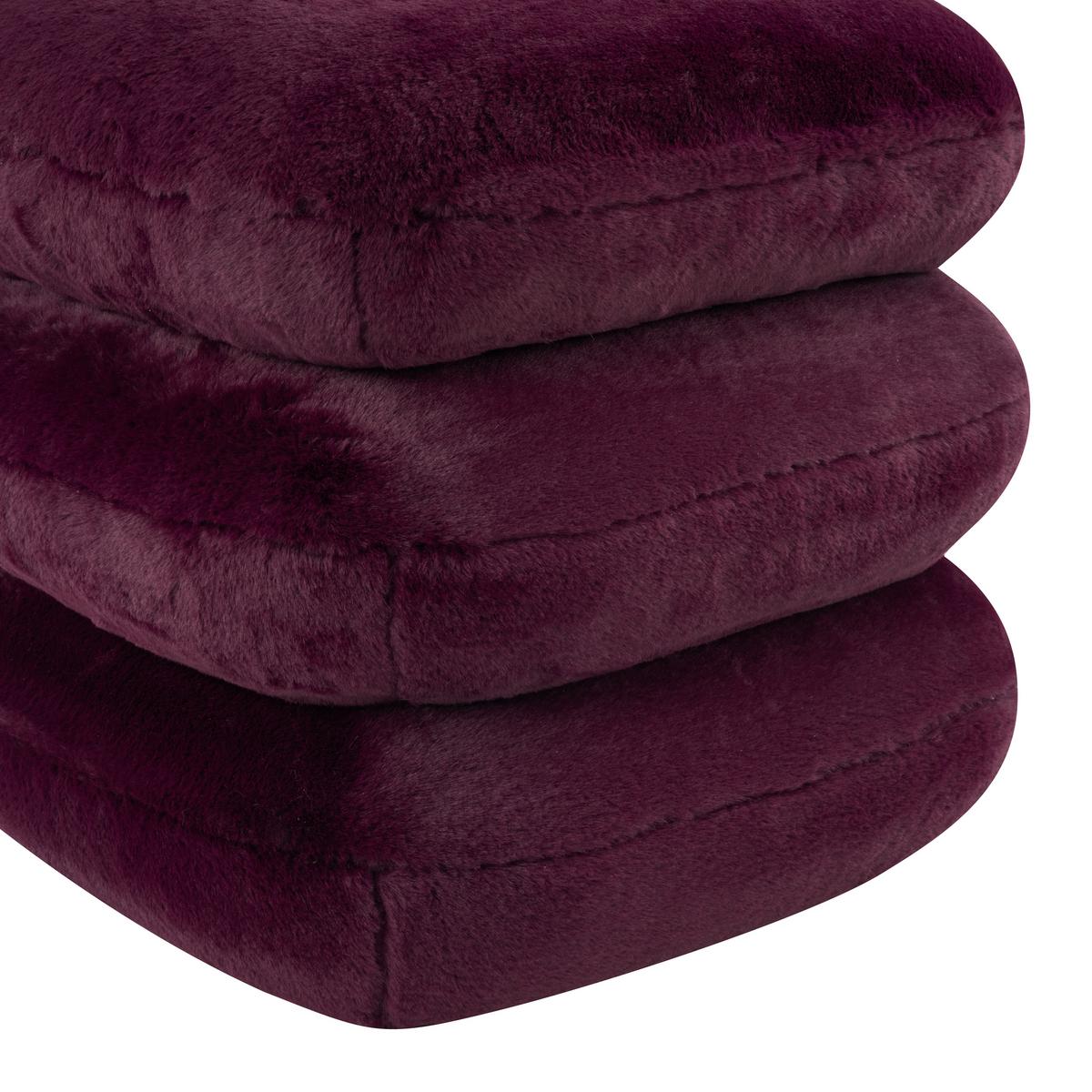 Tabure Vicky - bordo, Moderno, drvo/metal (54/54/44cm) - Premium Living