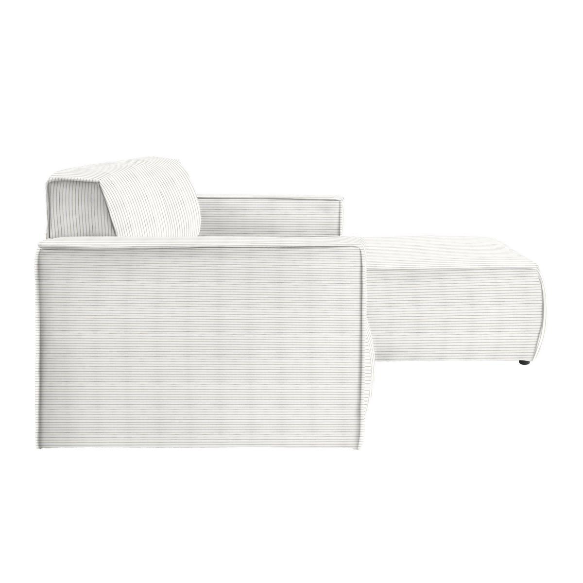 Wohnlandschaft Loft Beige - Beige/Schwarz, MODERN, Kunststoff/Textil (265/75/172cm) - Mömax