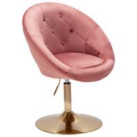 Stol Wl6.300 - zlate barve/roza, Konvencionalno (67/100/62cm) - MID.YOU