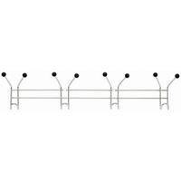 Hakenleiste Chromfarben - Chromfarben, Metall (60/12/5cm) - Mömax