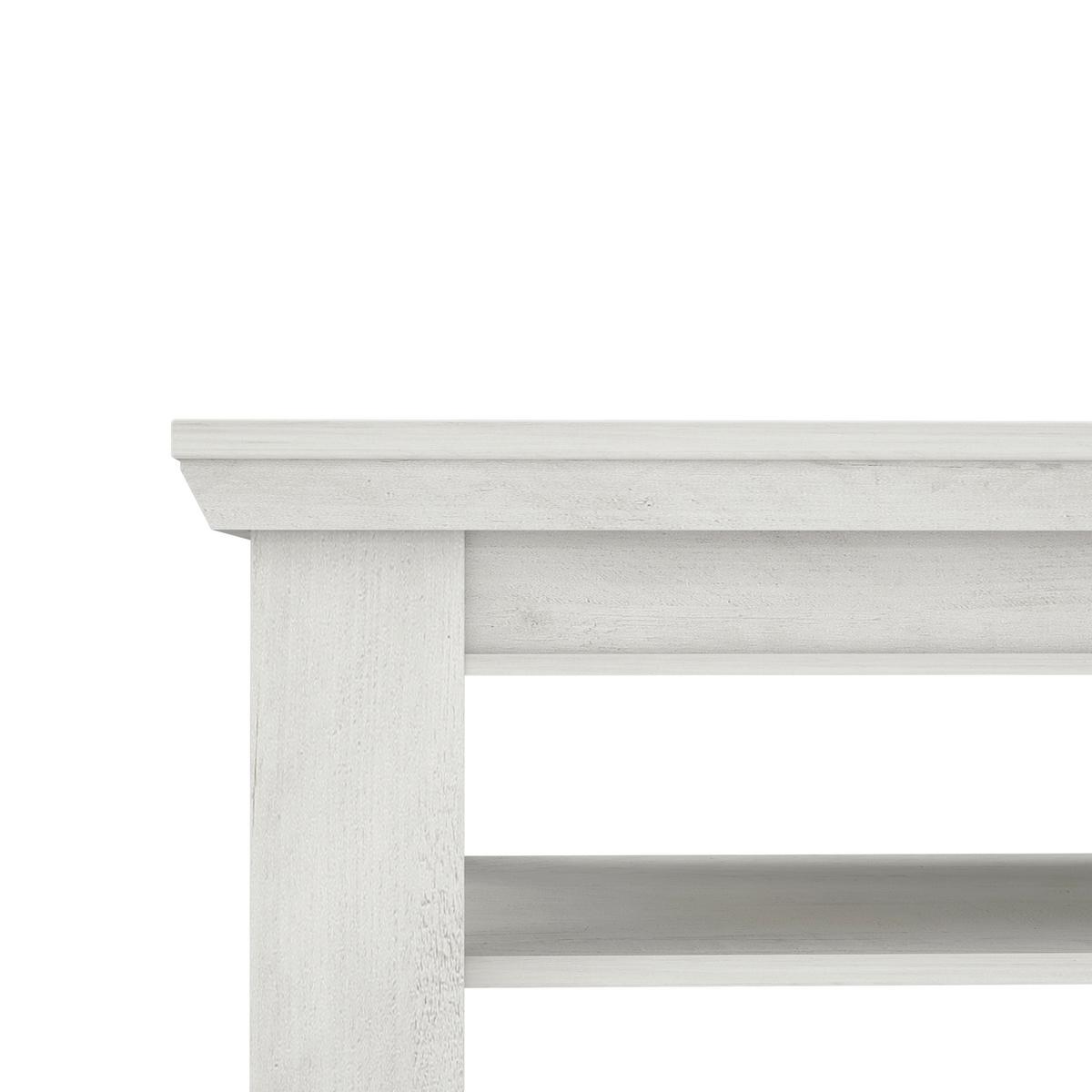 Stolić Kashmir - bijela, Konvencionalno, drvni materijal (120/45/60cm) - Premium Living