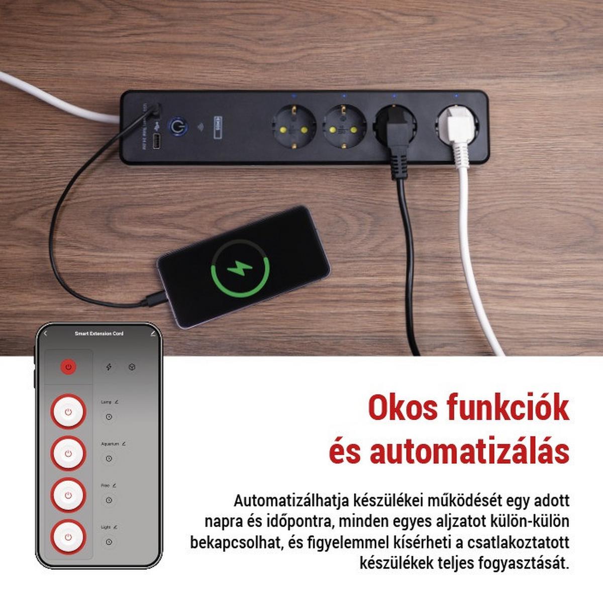 Hosszabbító Gosmart 4 Aljzat - Basics