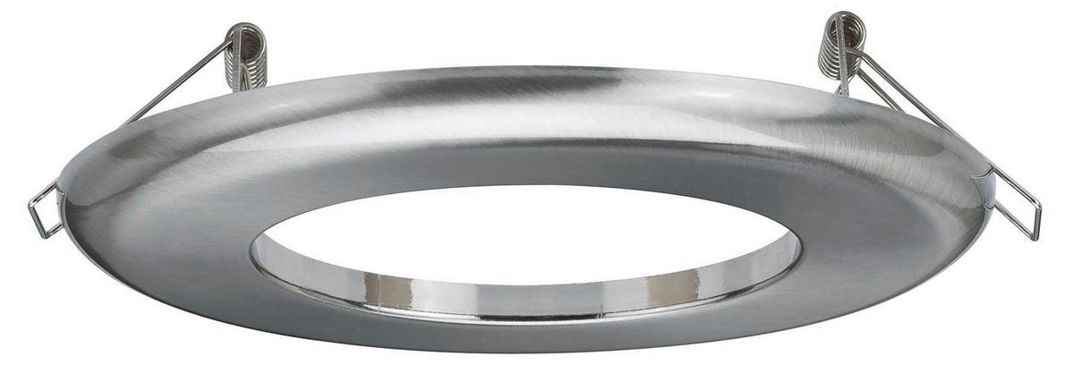 Einbaurahmen Downlight Adapter in Edelstahlfarben Ø ca. 13 cm - Edelstahlfarben, Basics, Metall (13cm) - Paulmann
