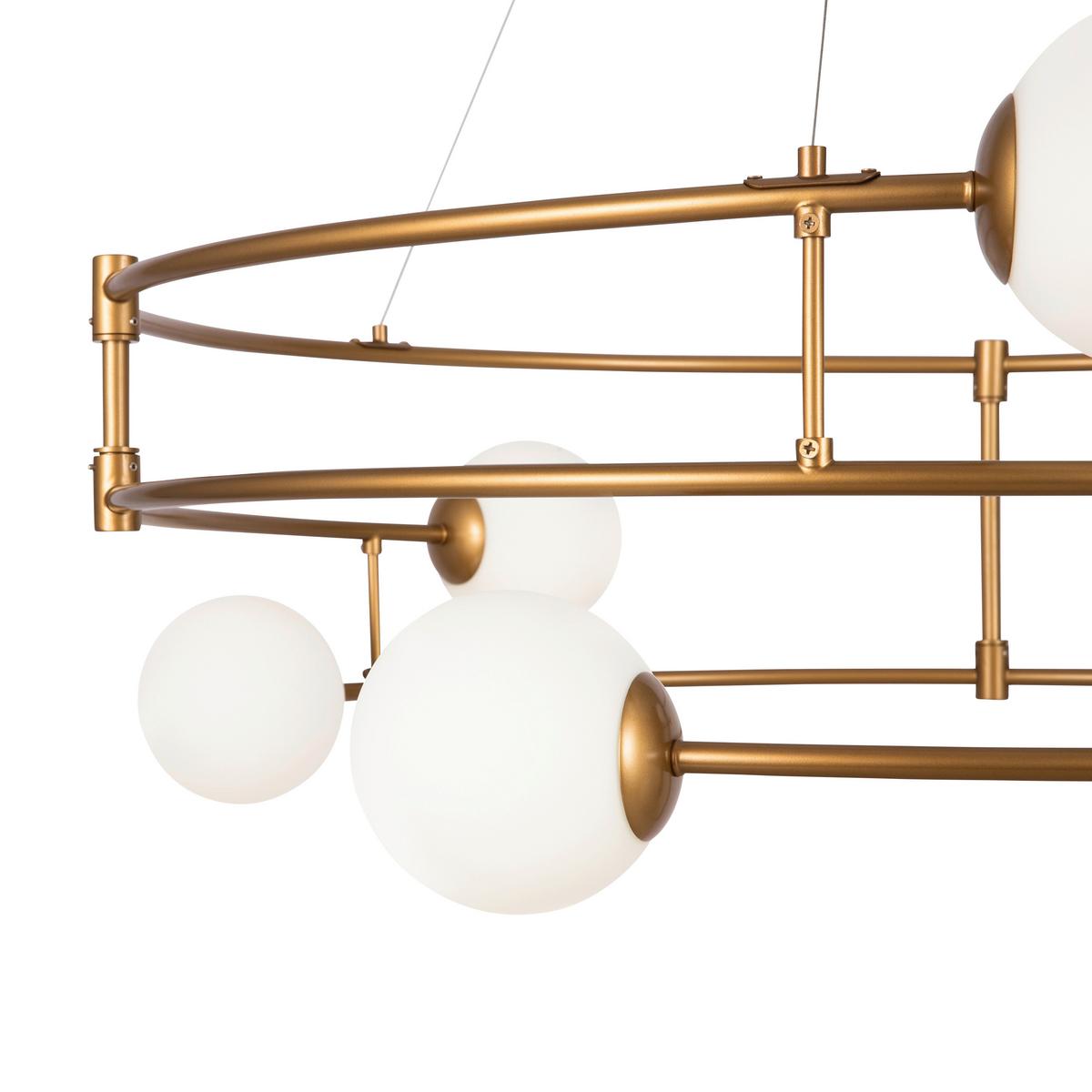 PENDELLEUCHTE BALANCE - Goldfarben, Basics, Glas/Metall (81,2/32/81,2cm) - MAYTONI
