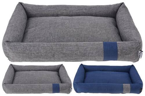 Kutyafekhely Szürke/kék - Basics, textil (55/41/10cm)