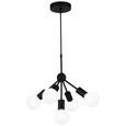 Hängeleuchte Titus max. 60 Watt - Schwarz, MODERN, Metall (38/160cm) - Modern Living Hängeleuchte Titus max. 60 Watt - Schwarz, MODERN, Metall (38/160cm) - Modern Living