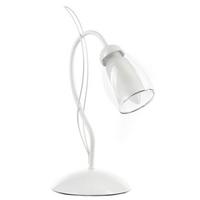 Asztali Lámpa 4802/lv - fehér, Basics, műanyag/üveg (25/35/35cm)