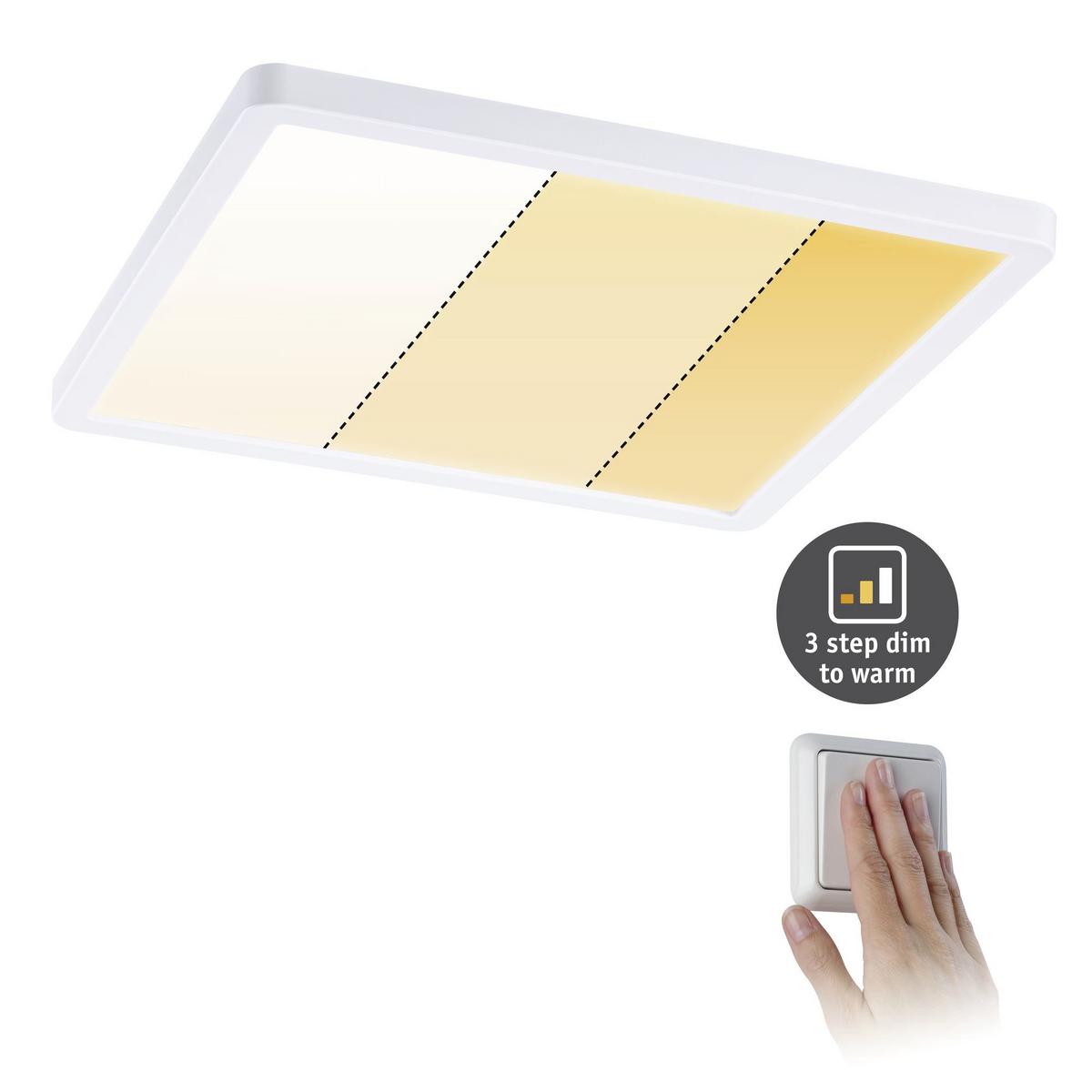 LED-Deckenleuchte Areo VariFit in Weiß max. 15 Watt - Weiß, Basics, Kunststoff (23/23cm) - Paulmann