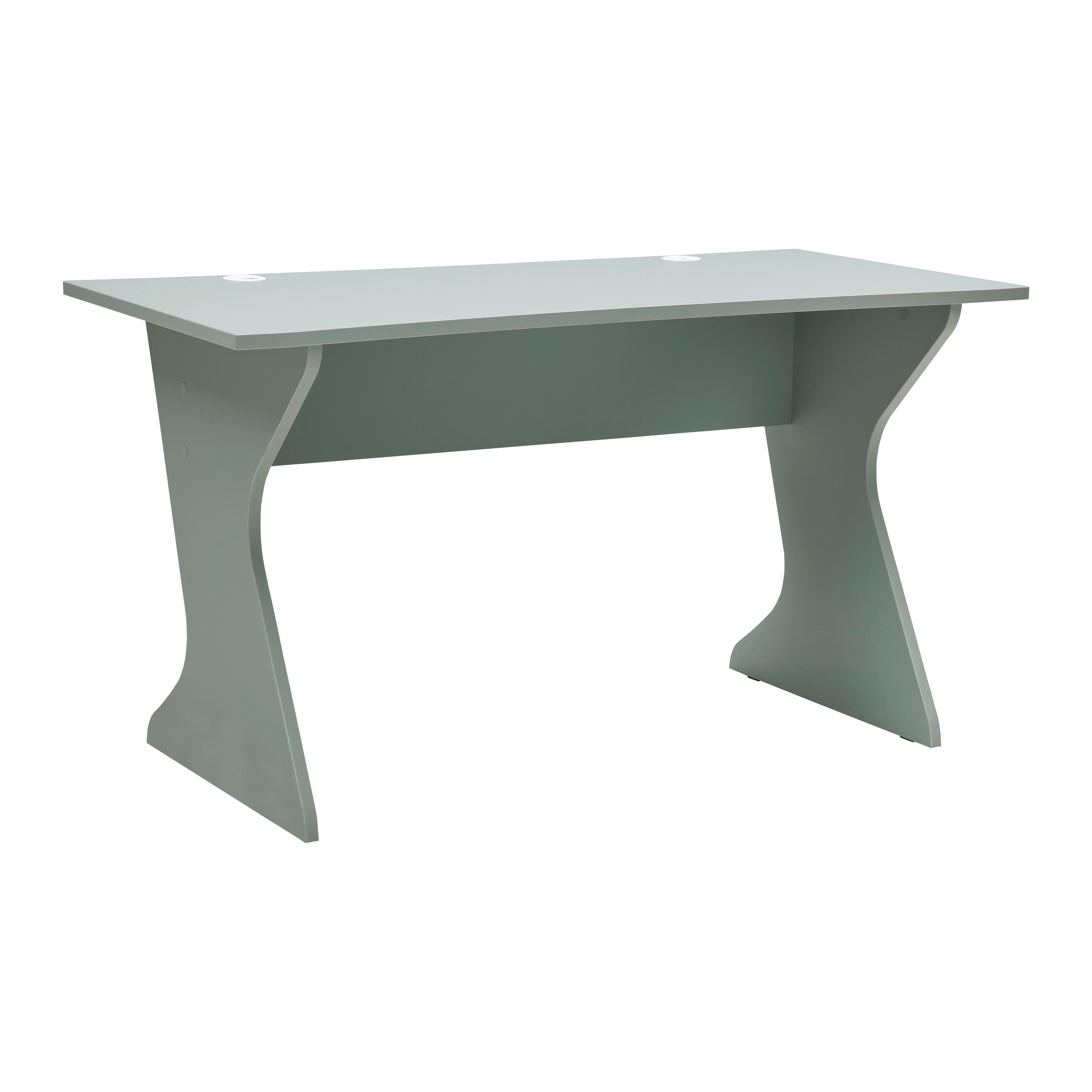 Pisalna miza Utapau, zelena - žajbljevo zelena, Moderno, leseni material (140/76,2/65cm) - Mömax