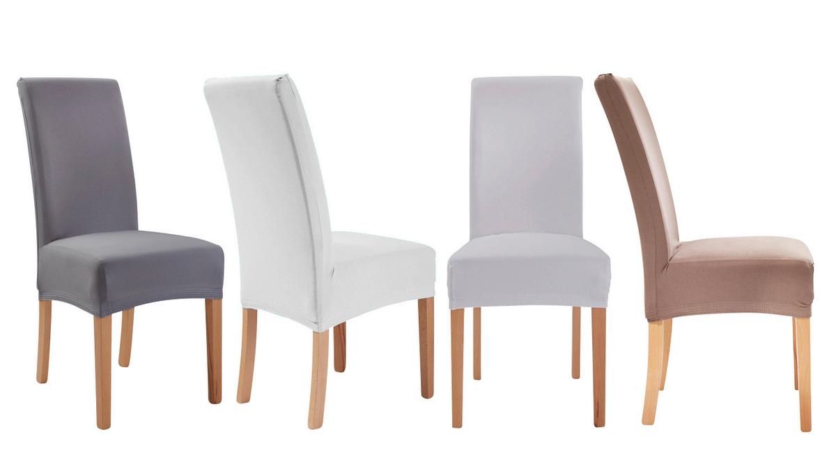 POKROWIEC NA KRZESŁO ROM - antracytowy, Design, tkanina (40/45/65cm) - Novel