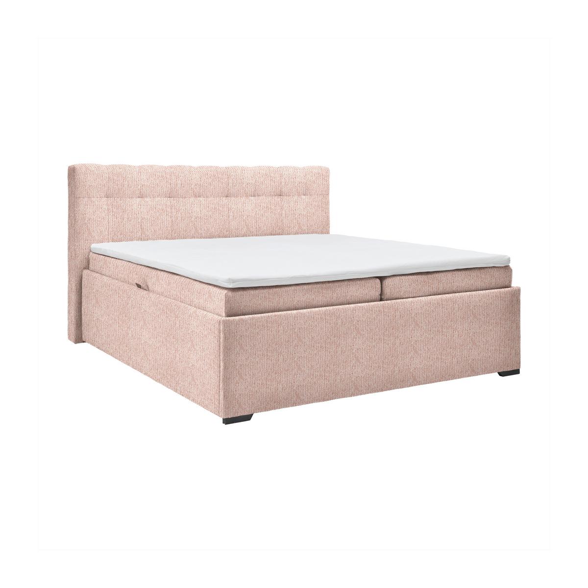 Polsterbett Thor in Rosa ca. 180x200cm - Anthrazit/Rosa, KONVENTIONELL, Holz/Textil (180/200cm) - Mömax
