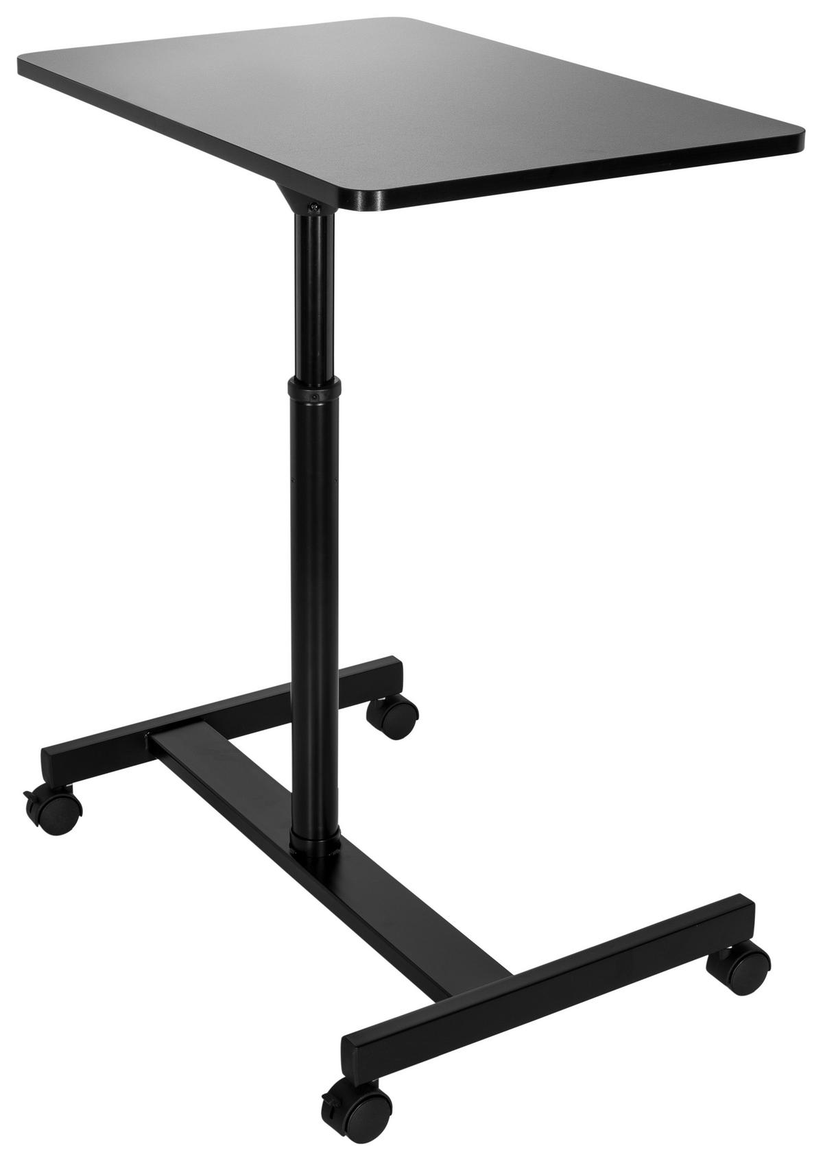 Dvižna Miza Stand Vm-su, Črna - črna, Basics, kovina/leseni material (70/48/80-114cm) - MID.YOU
