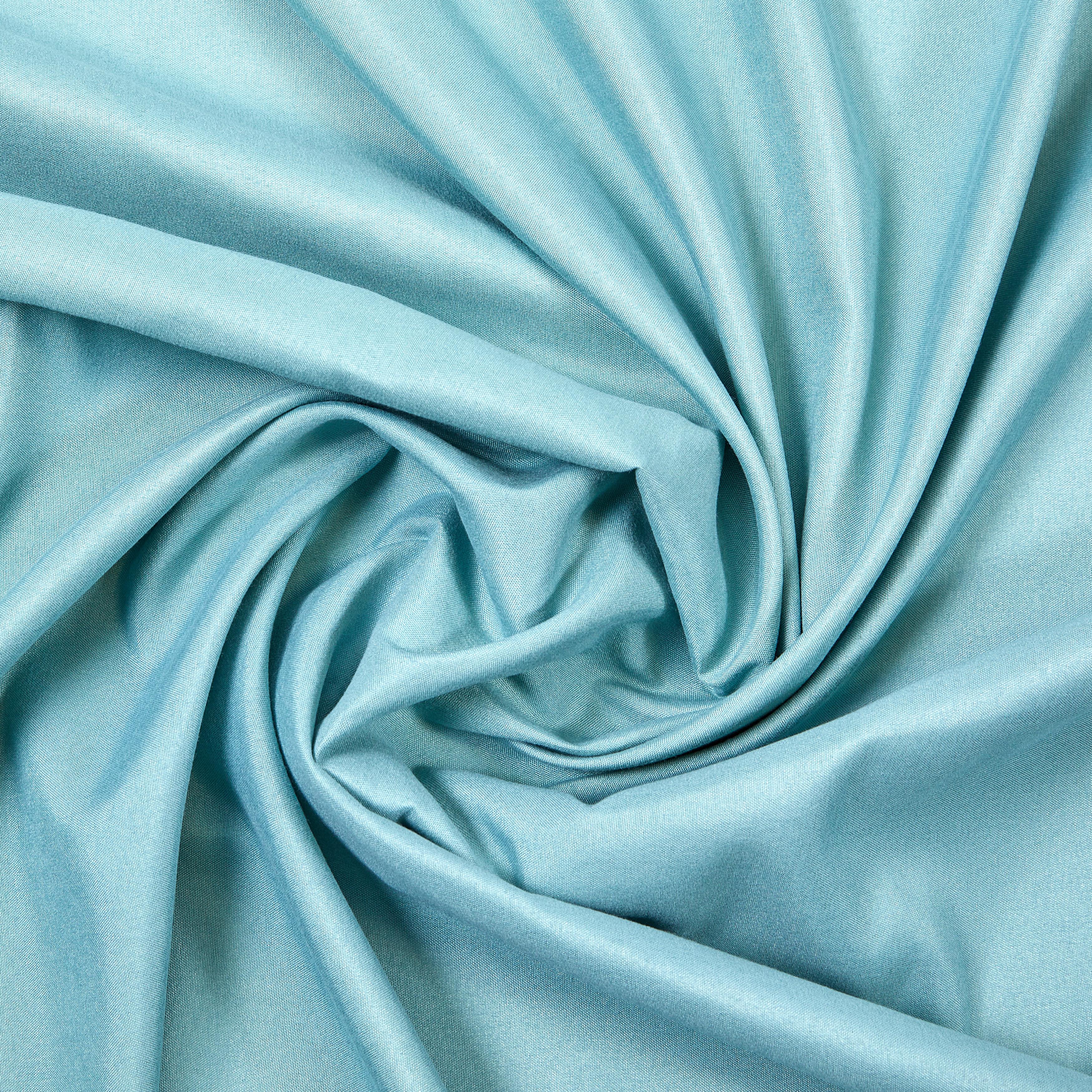 Ösenvorhang Abby in Türkis ca.140x235cm - Türkis, KONVENTIONELL, Textil (140/235cm) - Modern Living