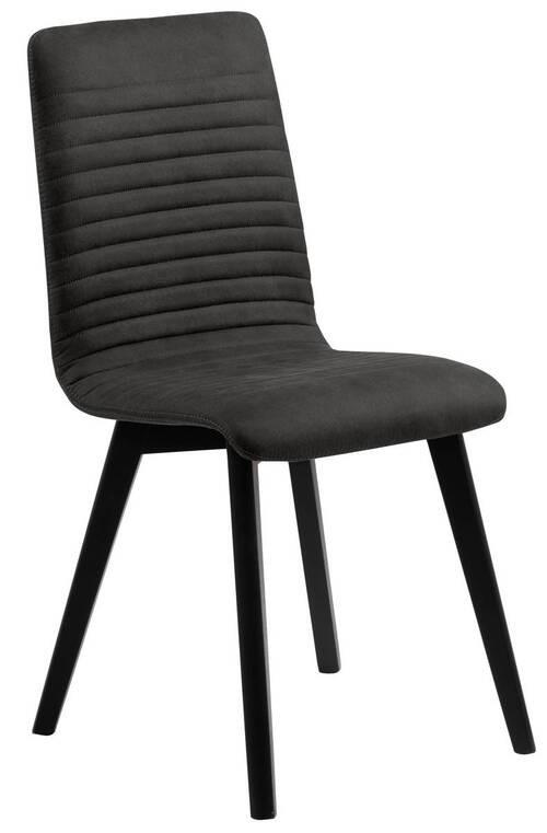 KRZESŁO AROSA - antracytowy/czarny, Konventionell, drewno/tkanina (42/90/43cm) - Livetastic