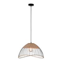 LAMPA WISZĄCA 30207-79AO KORE - kolor drewna eukaliptusowego/czarny, Natur, tworzywo sztuczne/metal (48/48/120cm) - Just Light