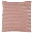 Pernă Decorativă Cordi - roz, Konventionell, textil (45/45cm) - Modern Living