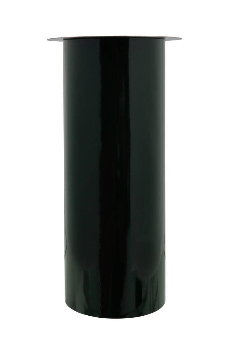 KERZENSTÄNDER BODENKERZENSTÄND. ART DECO 165 - Dunkelgrün/Silberfarben, Trend, Metall (20/40/20cm) - Kayoom