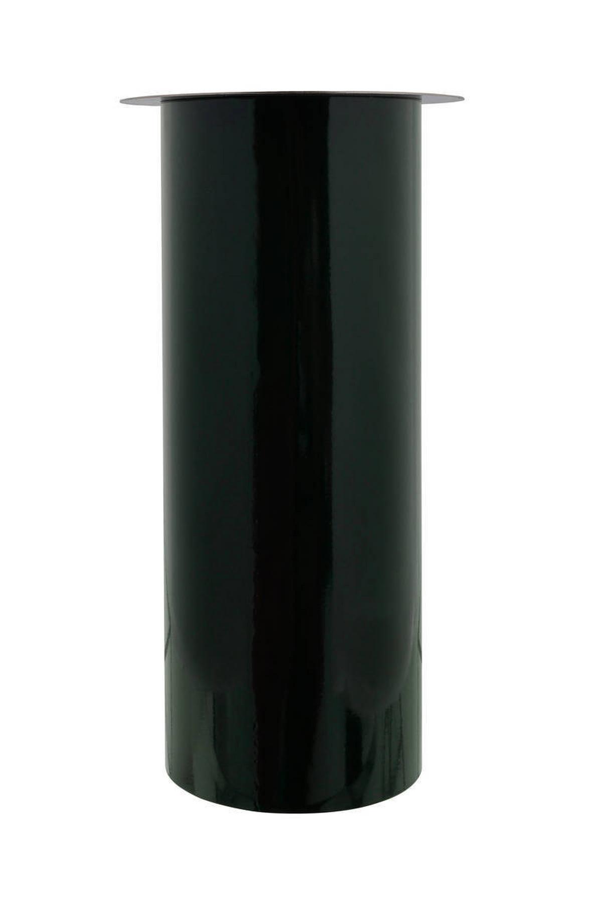 KERZENSTÄNDER BODENKERZENSTÄND. ART DECO 165 - Dunkelgrün/Silberfarben, Trend, Metall (20/40/20cm) - Kayoom