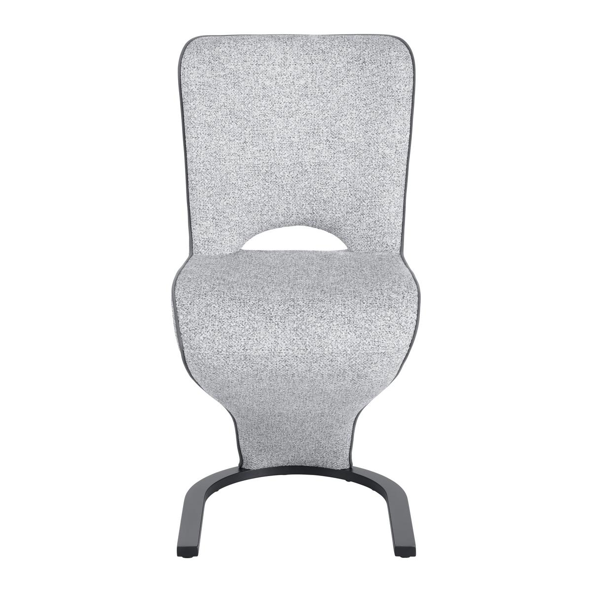 Scaun cantilever GLORIA - antracit/negru, Modern, lemn/metal (47,5/85,5/63cm) - Mömax