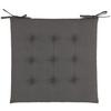 Sitzkissen Lola in Anthrazit ca. 40x40cm - Anthrazit, Konventionell (40/40/4cm) - Based