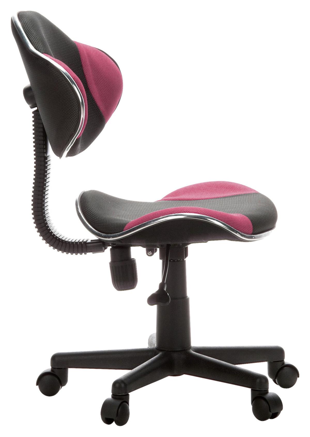 Mladinski Vrtljivi Stol Kiddy Gti 2, Siva, Roza - pink/siva, Basics, umetna masa (45/86-101/42cm) - MID.YOU