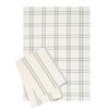 KÖKSHANDDUK SET ALICE - vit/antracit, Klassisk, textil (50/70cm) - Mömax