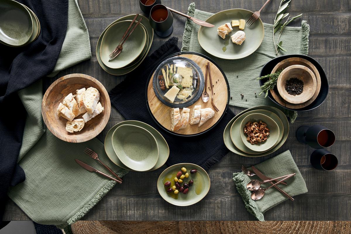 Salátástál Gourmet - M - fekete, Modern, kerámia (26,5/21/9cm) - Premium Living