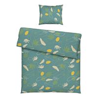 Bettwäscheset Karin - Blau, Konventionell, Textil (160/210cm) - Premium Living