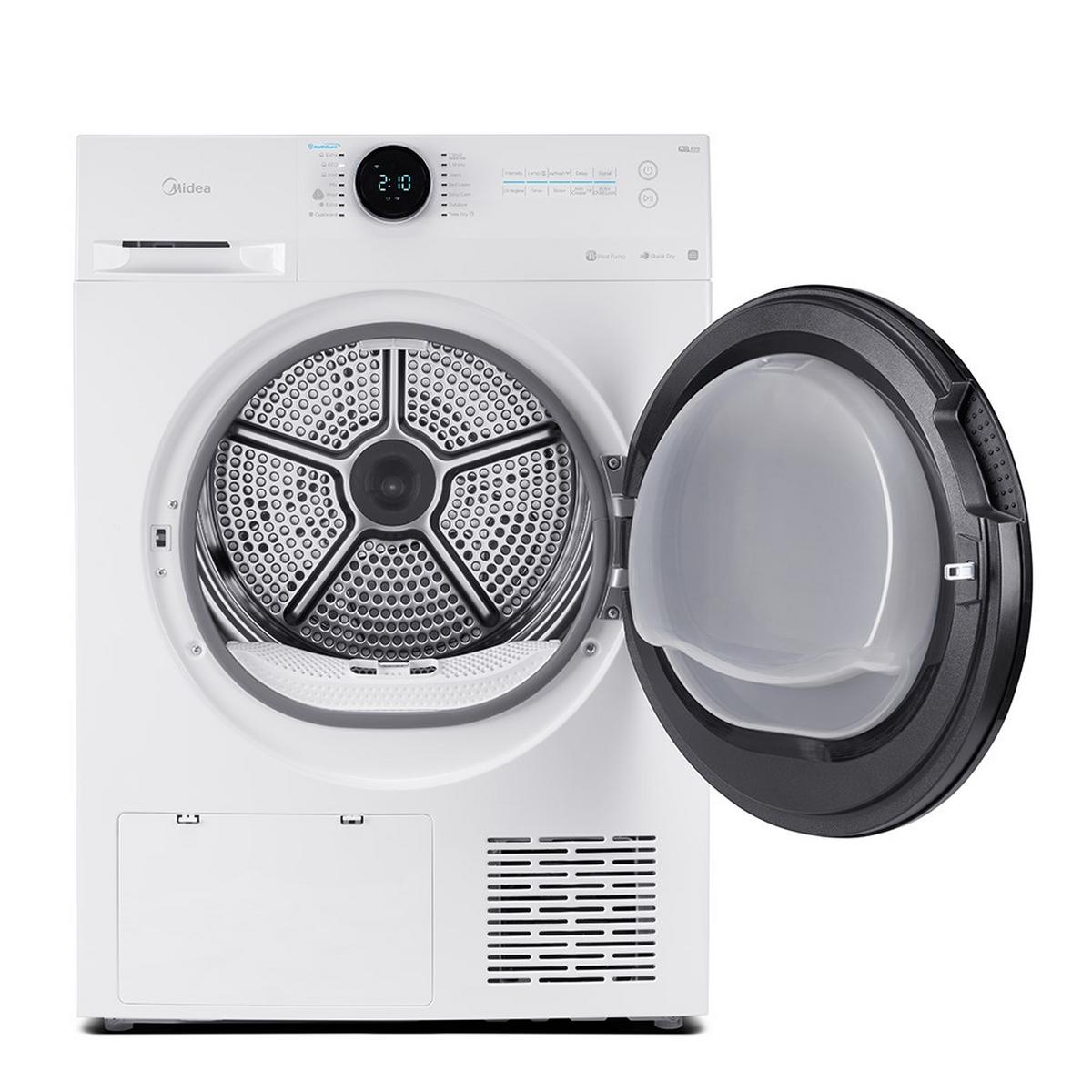 Hőszivattyús Szárítógép Md200h90bw/w-Hr - fekete/fehér, Basics (59,5/84,5/67,5cm) - Midea