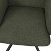 STOL MED ARMSTÖD TESS - grön/svart, Modern, metall/trä (64/90/63cm) - Bessagi Home