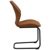 SVIKTSTOL ANIKA - brun/svart, Modern, metall/textil (49/91/59cm) - Mömax