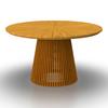 UTEBORD SANJA - teakfärg, Modern, trä (140/76cm) - Bessagi Garden