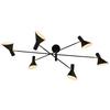 TAKLAMPA SINN - svart, Klassisk, metall (123/83/40.5cm)