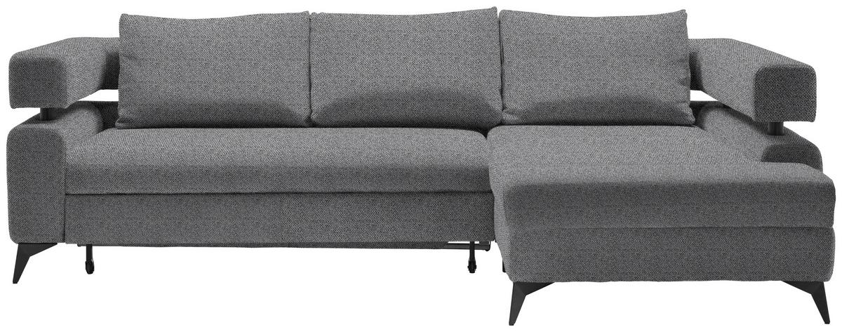 Coltar ROSALIE - gri închis, Konventionell, textil (265/184cm) - Modern Living