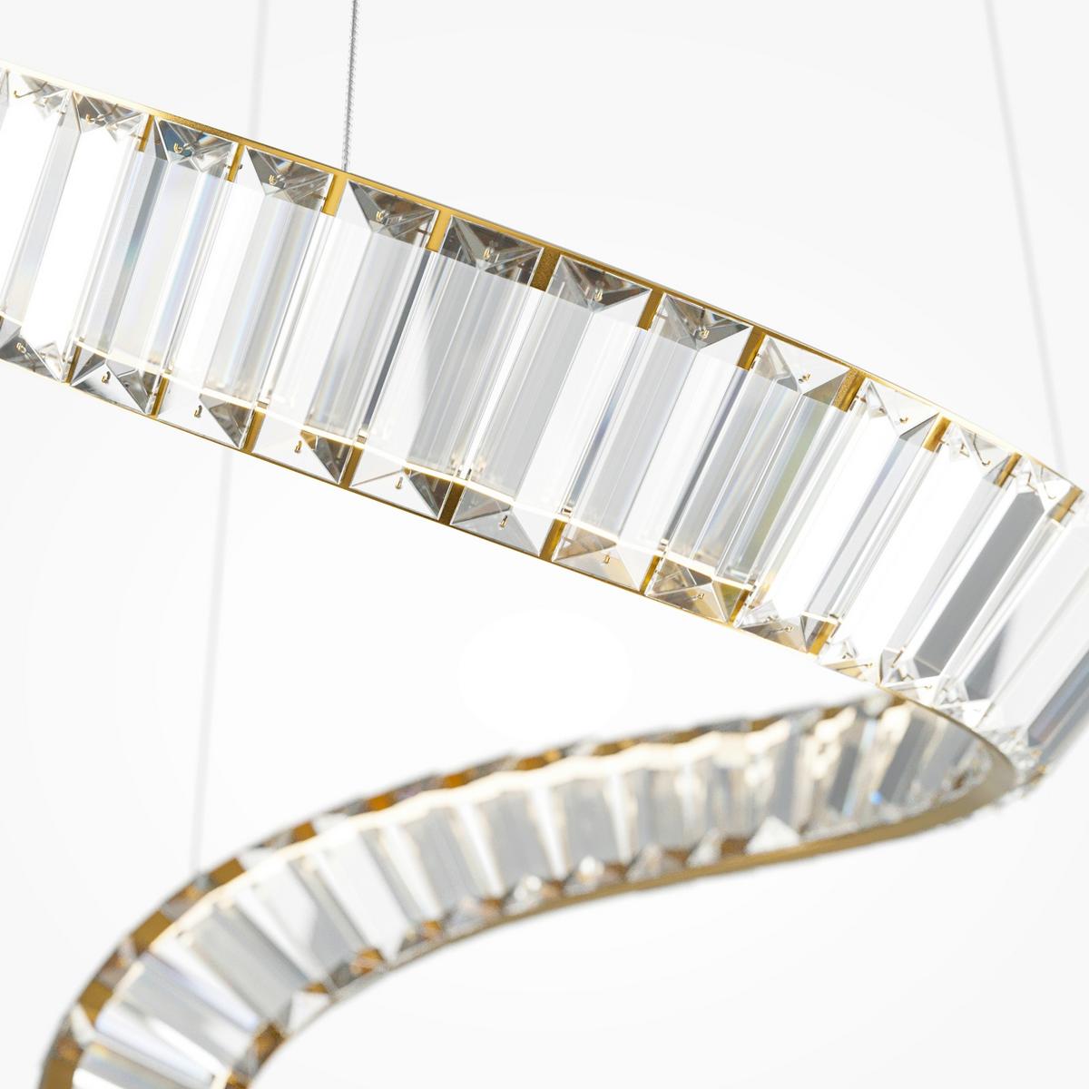 Pendelleuchte P097pl-L48bs3k - Messingfarben, Design, Metall (45/374cm) - MAYTONI