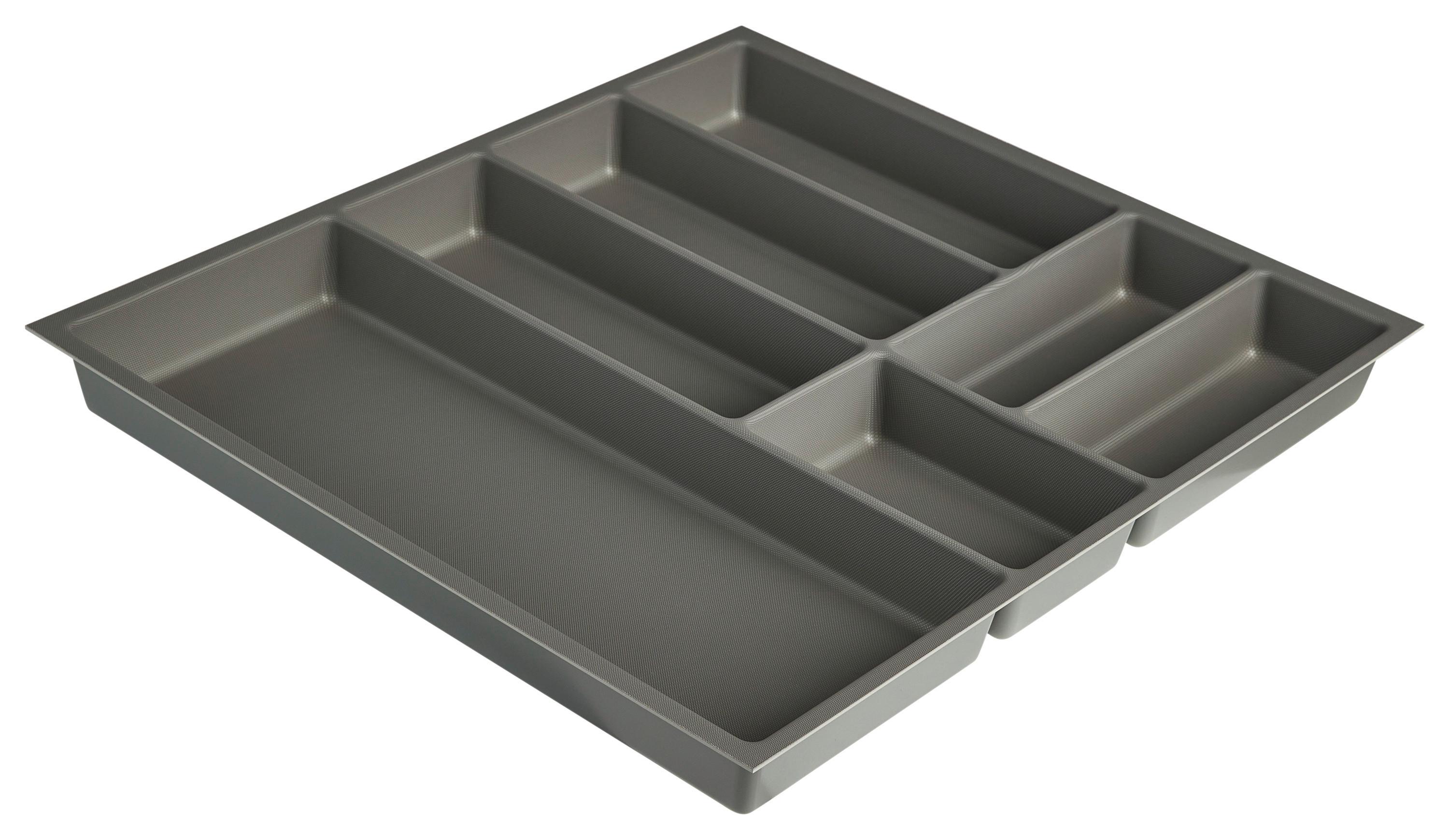 Besteckeinsatz BE60D Schieferfarben - Schieferfarben, Basics, Kunststoff (52,7/4,9/47,3cm) - Nobilia