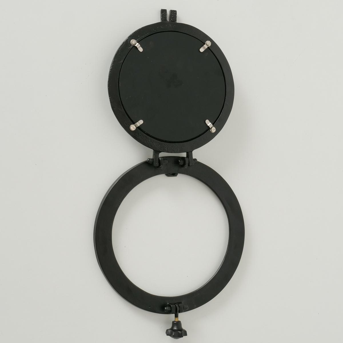 Decorațiune de perete Bully - negru, Design, sticlă/metal (26cm) - Modern Living