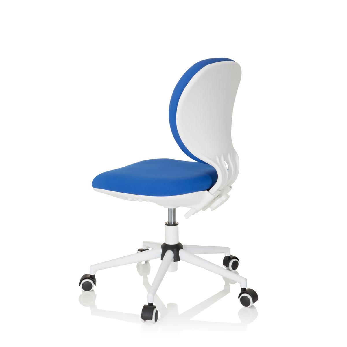 Jugenddrehstuhl Kid Vivo Stoff Blau/Weiß - Blau, Basics, Kunststoff (43/82-95/56cm) - MID.YOU