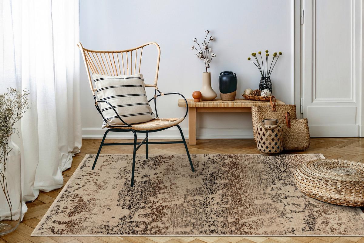 Vintage-teppich Charu 200 - Beige, Konventionell, Textil (160/230cm) - Kayoom