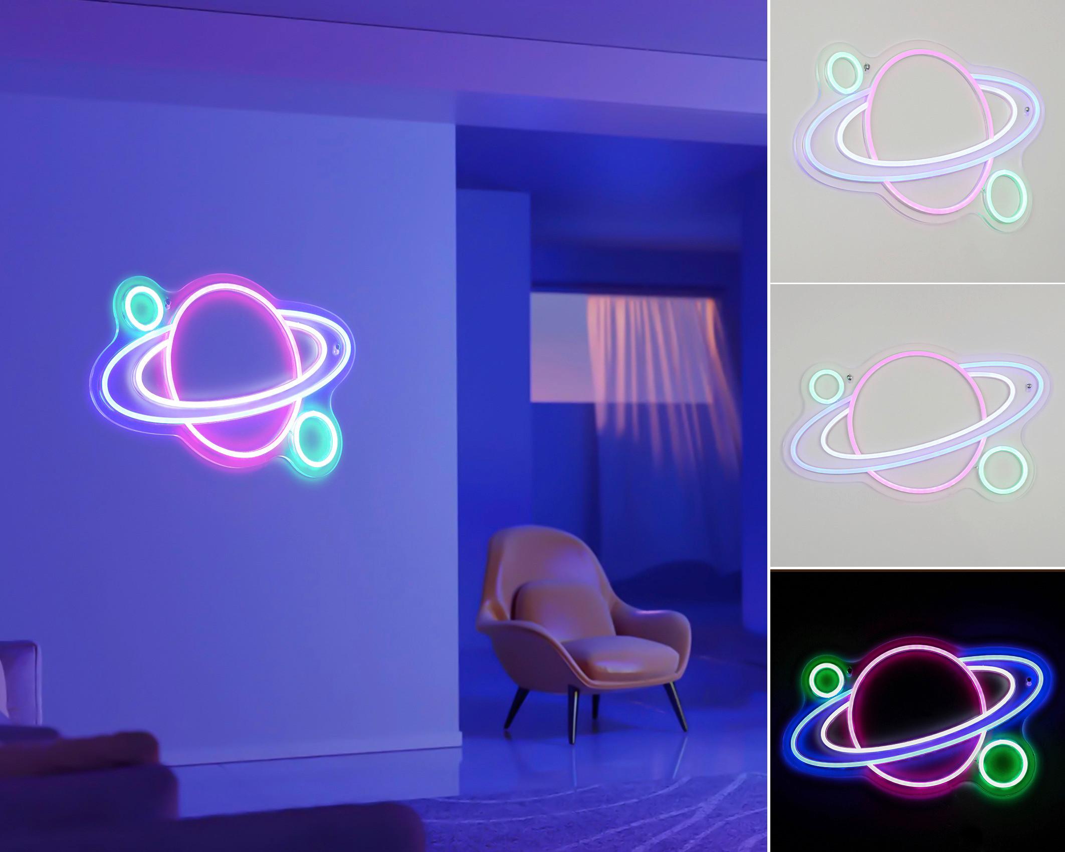 Okrasna Led-svetilka Erdio - bela/prosojno, Moderno, umetna masa (40/26/1cm) - Mömax