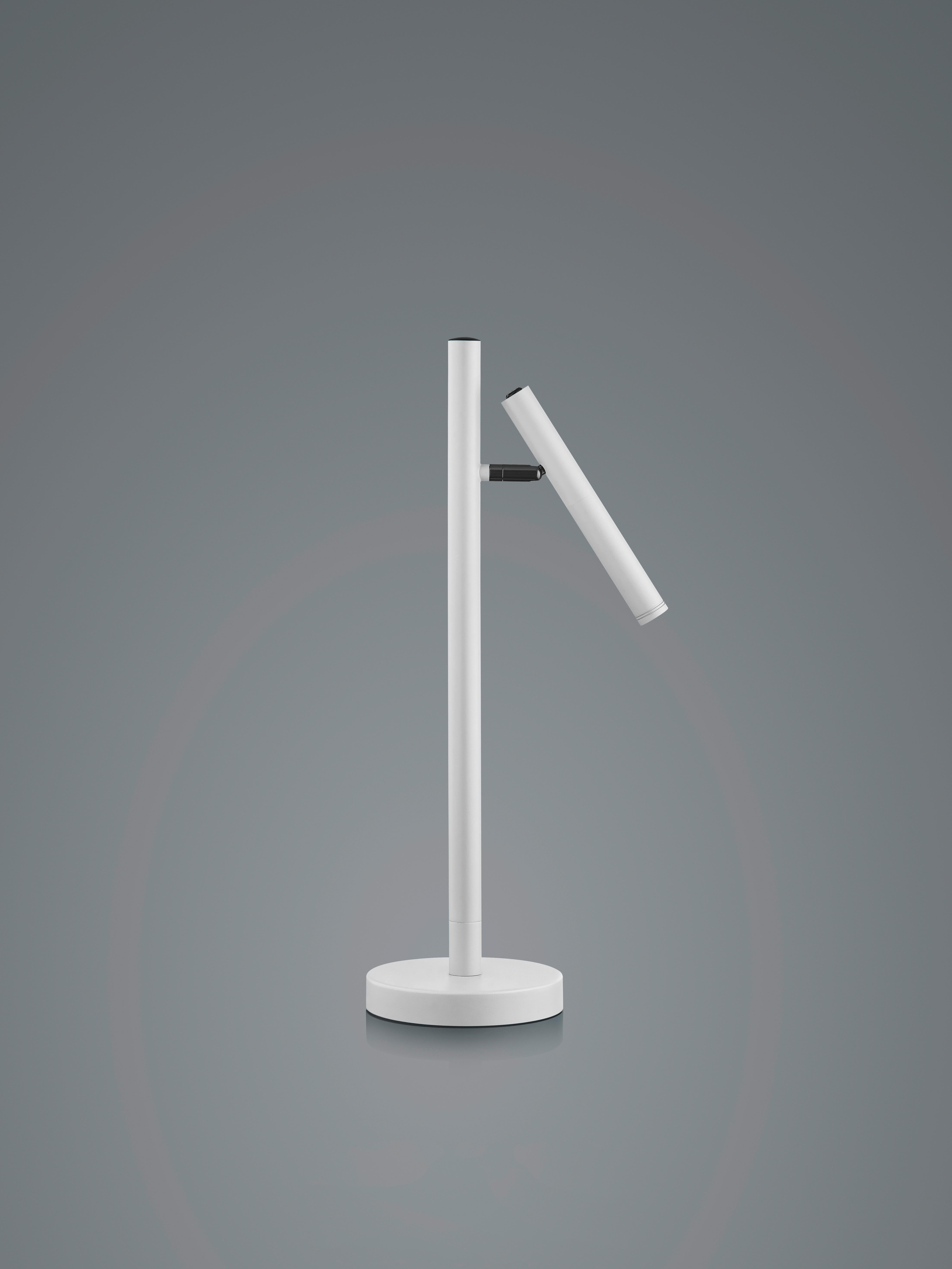 LAMPA STOŁOWA Z AKUMULATOREM 50448/1-07 STREAK - biały, Design, metal (50cm) - Hell